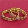 Antique Openable Bangles With Gold Plating