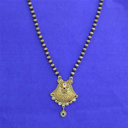 Antique Classic Mangalsutra With Gold Plating