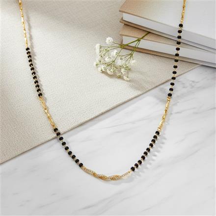 Antique Delicate Mangalsutra With Gold Plating