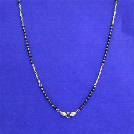 Antique Delicate Mangalsutra With Gold Plating