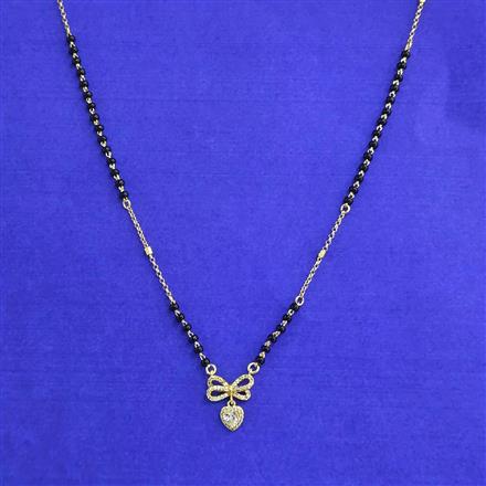 Antique Delicate Mangalsutra With Gold Plating