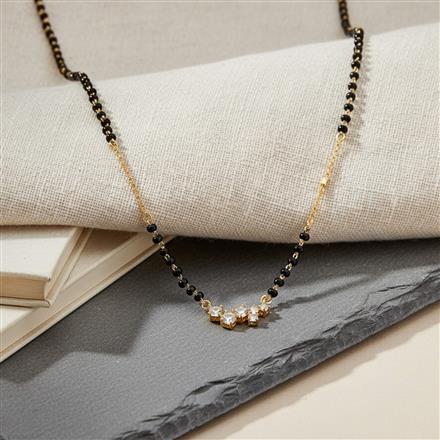 Antique Delicate Mangalsutra With Gold Plating