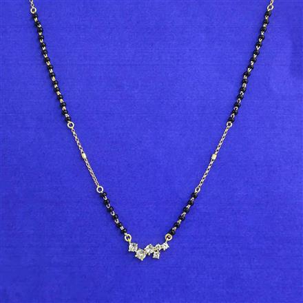 Antique Delicate Mangalsutra With Gold Plating