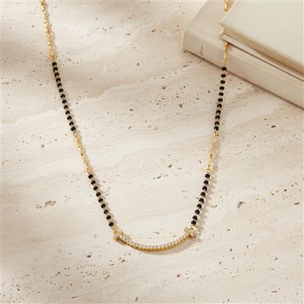 Antique Delicate Mangalsutra With Gold Plating