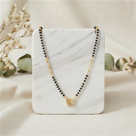 Antique Delicate Mangalsutra With Gold Plating