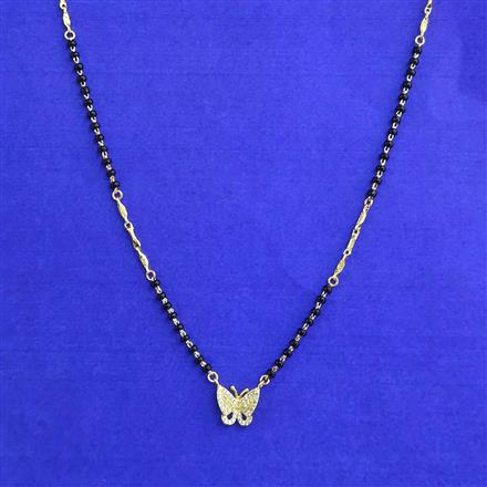 Antique Delicate Mangalsutra With Gold Plating