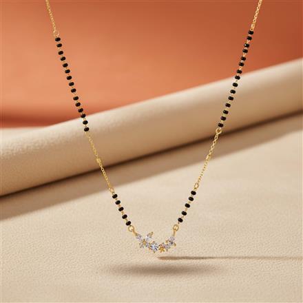 Antique Delicate Mangalsutra With Gold Plating