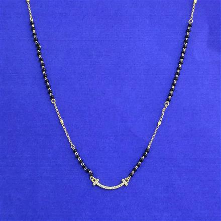 Antique Delicate Mangalsutra With Gold Plating