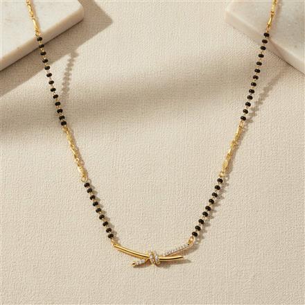 Antique Delicate Mangalsutra With Gold Plating