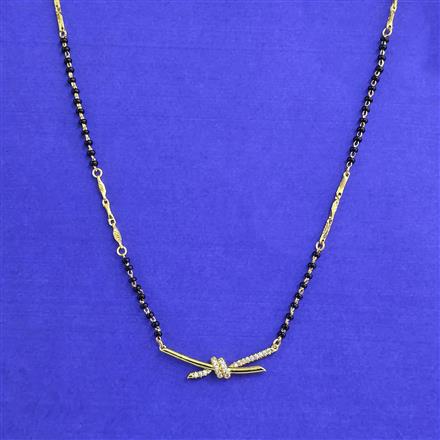 Antique Delicate Mangalsutra With Gold Plating