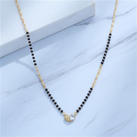 Antique Delicate Mangalsutra With Gold Plating