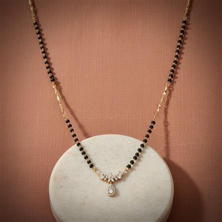 Antique Delicate Mangalsutra With Gold Plating