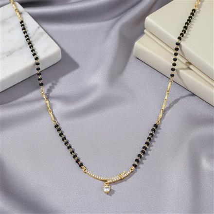 Antique Delicate Mangalsutra With Gold Plating