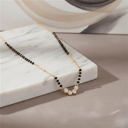 Antique Delicate Mangalsutra With Gold Plating