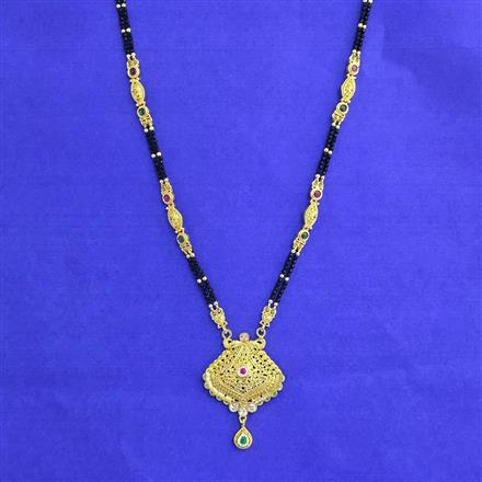 Antique Classic Mangalsutra With Gold Plating