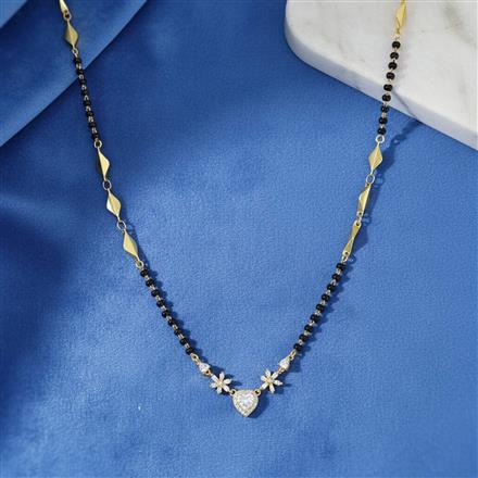 Antique Delicate Mangalsutra With Gold Plating