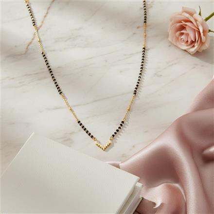 Antique Delicate Mangalsutra With Gold Plating