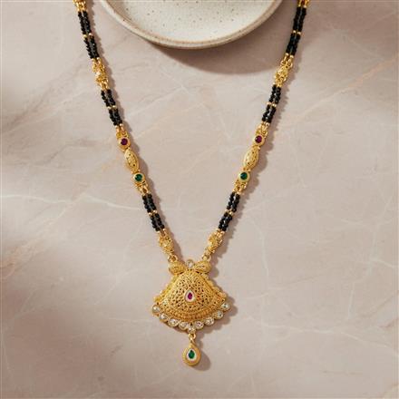 Antique Classic Mangalsutra With Gold Plating