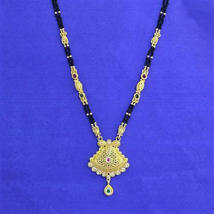 Antique Classic Mangalsutra With Gold Plating