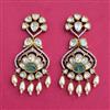 Kundan Moti Earring With Victorian Plating