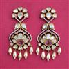 Kundan Moti Earring With Victorian Plating