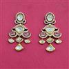 Kundan Classic Earring With Victorian Plating