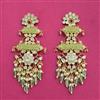 Kundan Moti Earring With Carat Gold Plating