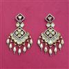 Kundan Moti Earring With Victorian Plating