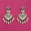 Kundan Moti Earring With Victorian Plating