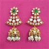 Kundan Moti Earring With Gold Plating