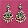 Kundan Moti Earring With Victorian Plating