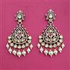 Kundan Moti Earring With Victorian Plating