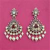 Kundan Moti Earring With Victorian Plating