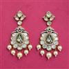 Kundan Moti Earring With Victorian Plating