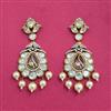 Kundan Moti Earring With Victorian Plating