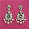 Kundan Moti Earring With Victorian Plating