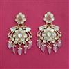 Kundan Moti Earring With Carat Gold Plating