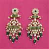Kundan Moti Earring With Carat Gold Plating