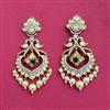 Kundan Moti Earring With Victorian Plating