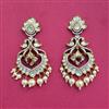 Kundan Moti Earring With Victorian Plating