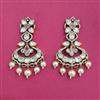Kundan Moti Earring With Victorian Plating