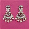 Kundan Moti Earring With Victorian Plating