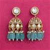 Kundan Jhumki With Victorian Plating