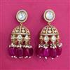 Kundan Jhumki With Victorian Plating