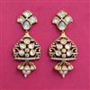 Kundan Moti Earring With Victorian Plating