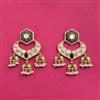 Kundan Moti Earring With Carat Gold Plating