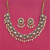 Kundan Moti Necklace With Victorian Plating