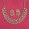 Kundan Moti Necklace With Victorian Plating