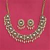 Kundan Moti Necklace With Victorian Plating