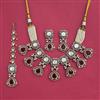 Kundan Moti Necklace With Victorian Plating